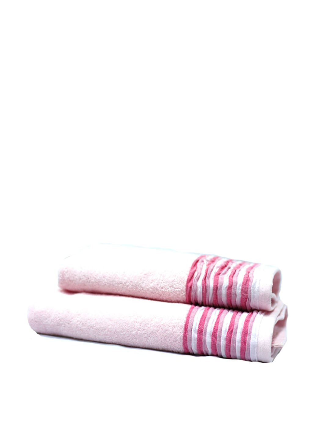 Shamrock полотенце, 70х140 см полоска розовый производство - Китай