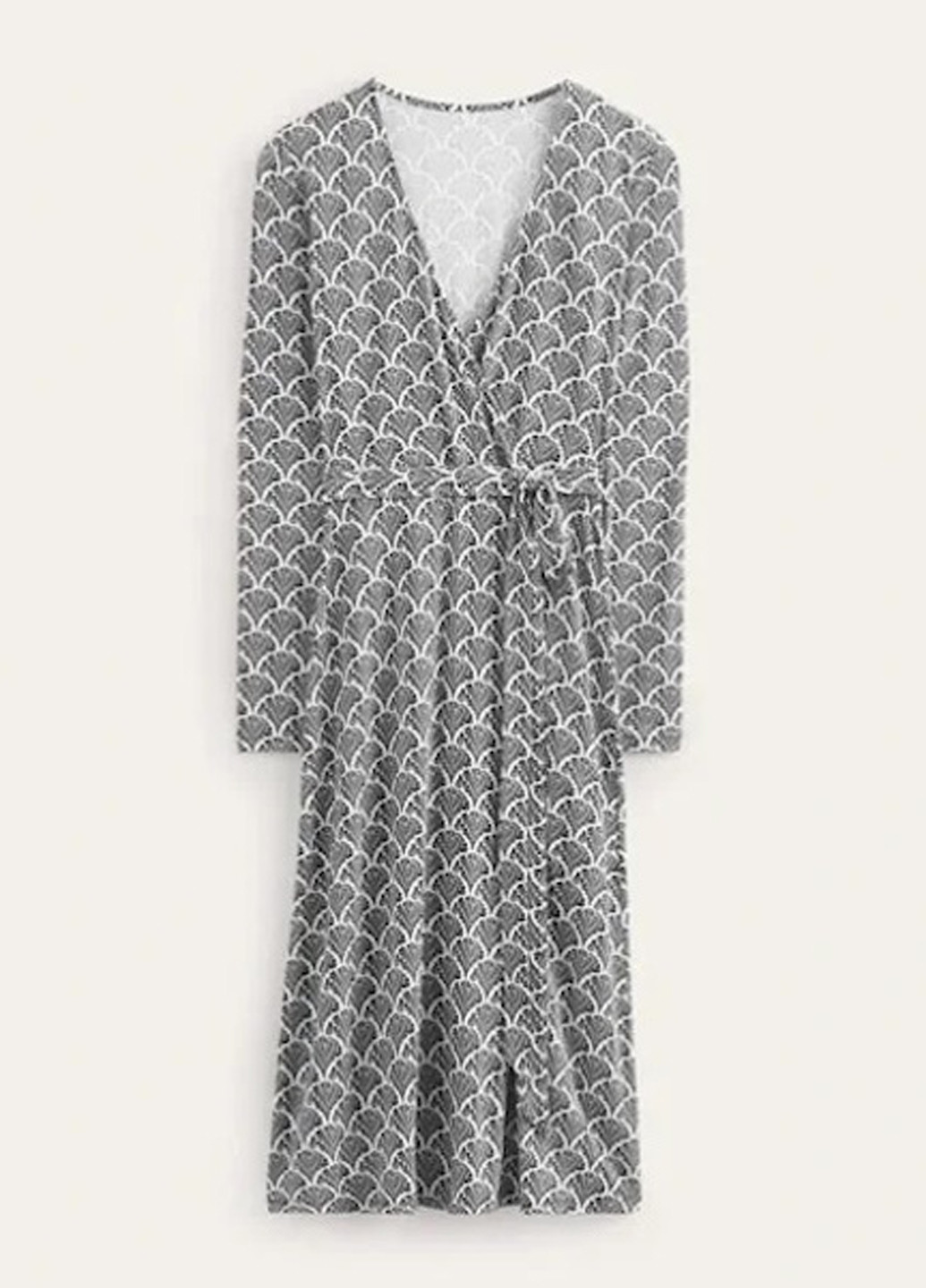 Чорно-білий кежуал сукня а-силует Boden з абстрактним візерунком