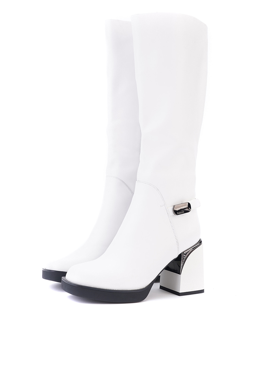 Зимние сапоги ботфорты Blizzarini с пряжкой