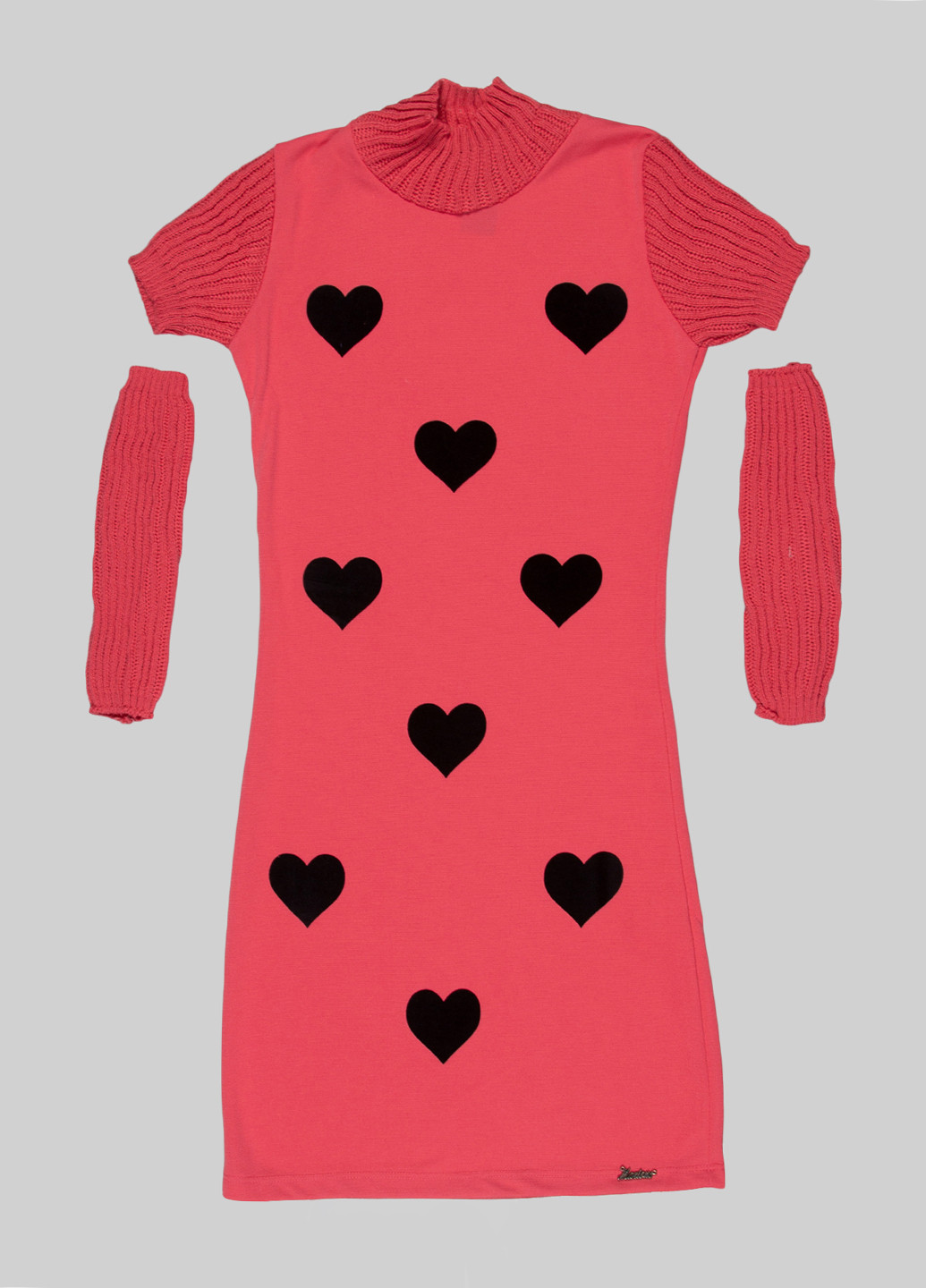Розовое кэжуал платье Marions