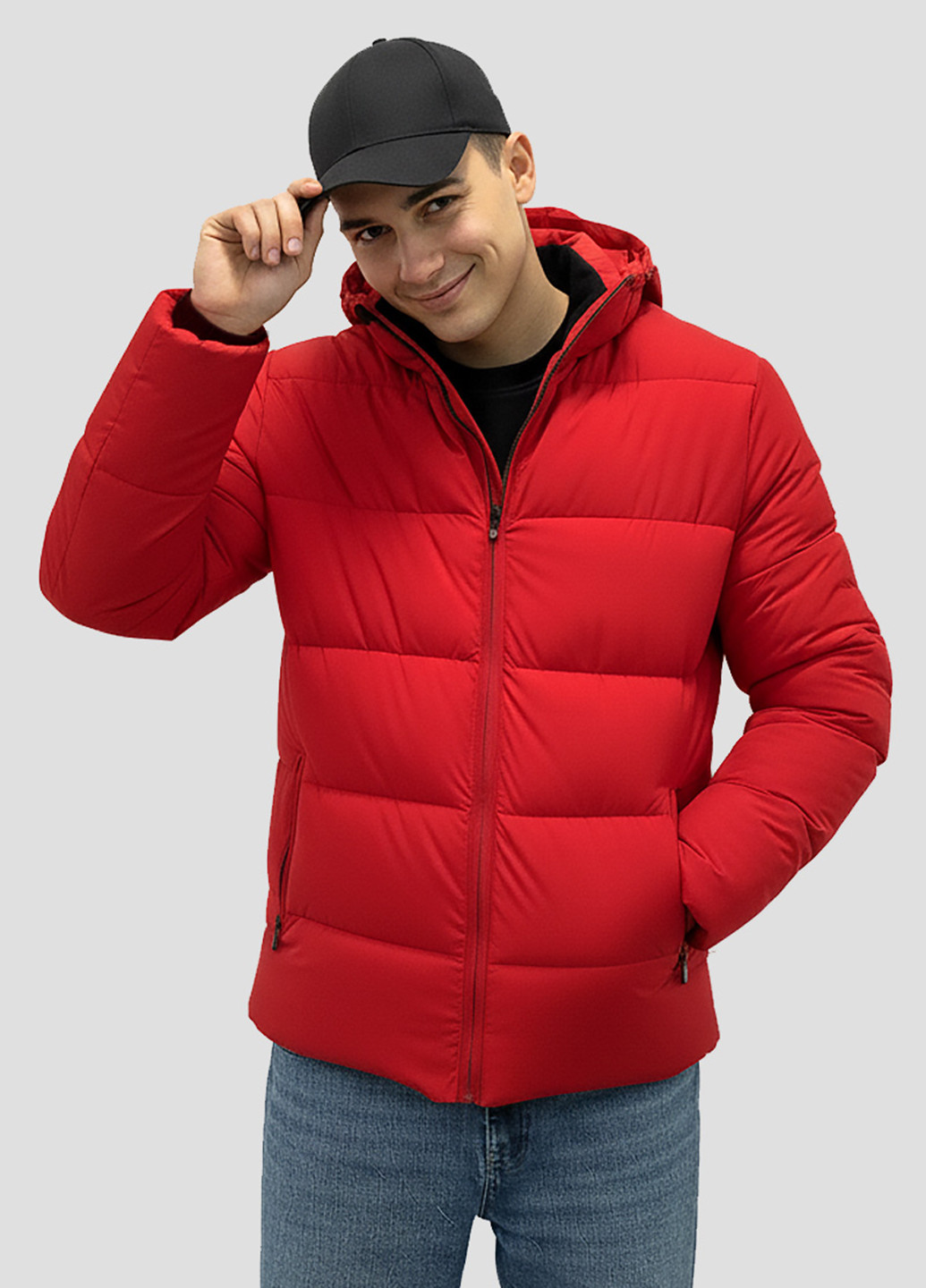 Червона демісезонна куртка Sun's House