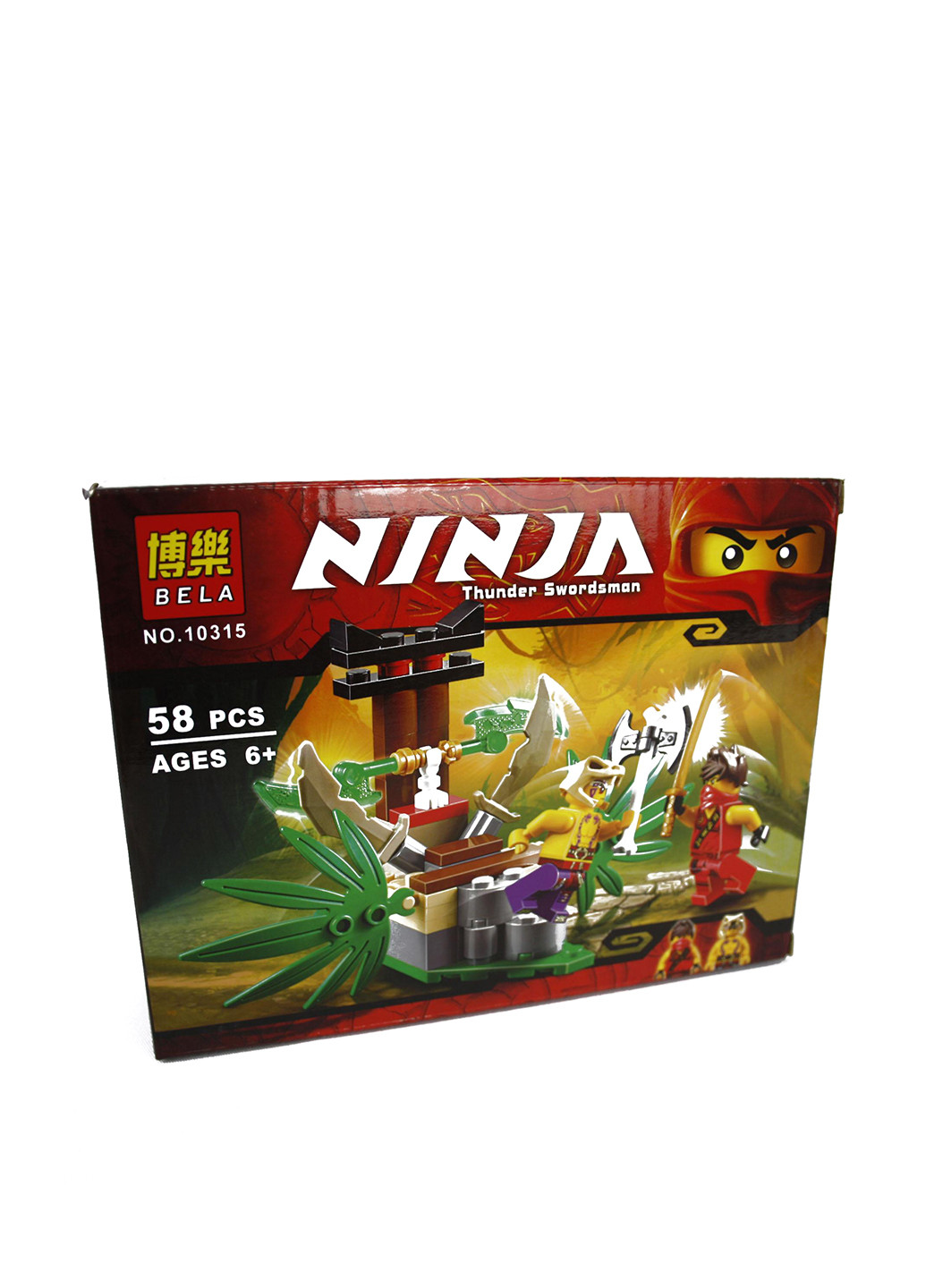 Конструктор Ninjago (58 пр.), 14х19х5 см TV-magazin комбинированный