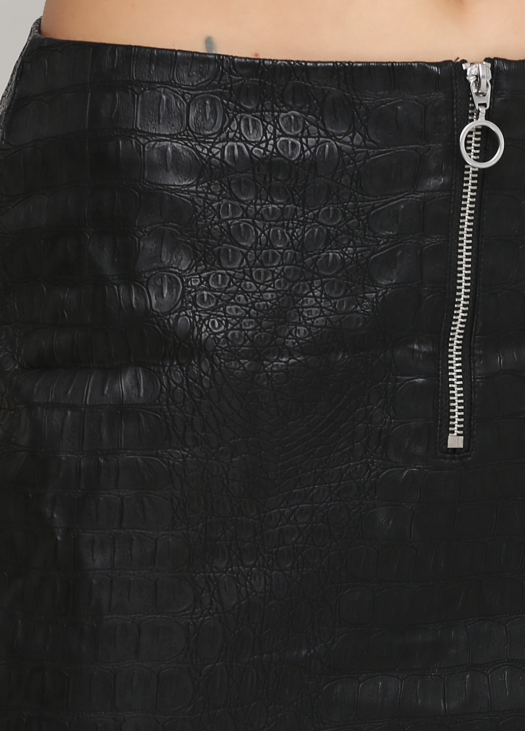 Черная кэжуал юбка H&M