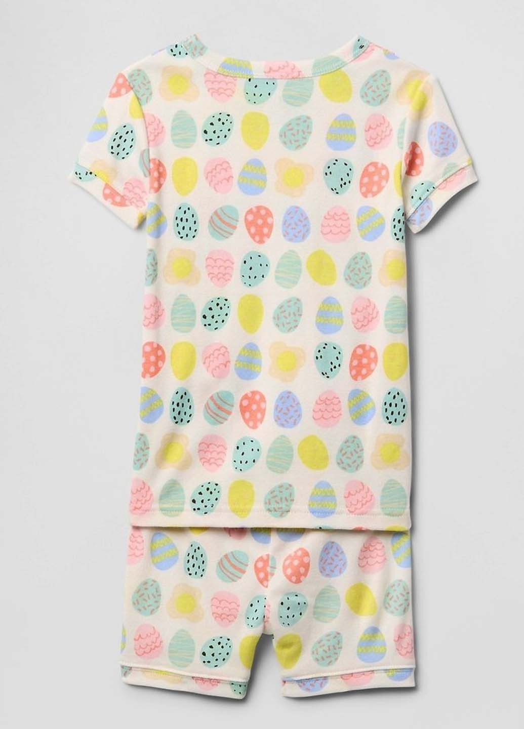 Молочная всесезон пижама (футболка, шорты) футболка + шорты Gap