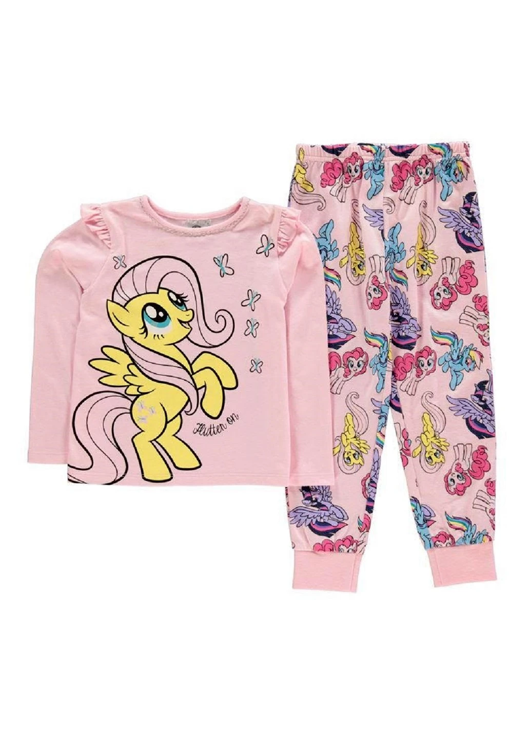 Світло-рожева всесезон піжама (лонгслів, брюки) My Little Pony