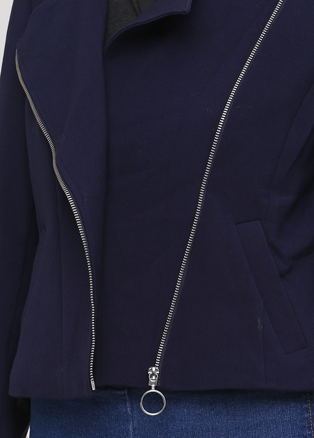 Темно-синя демісезонна куртка H&M