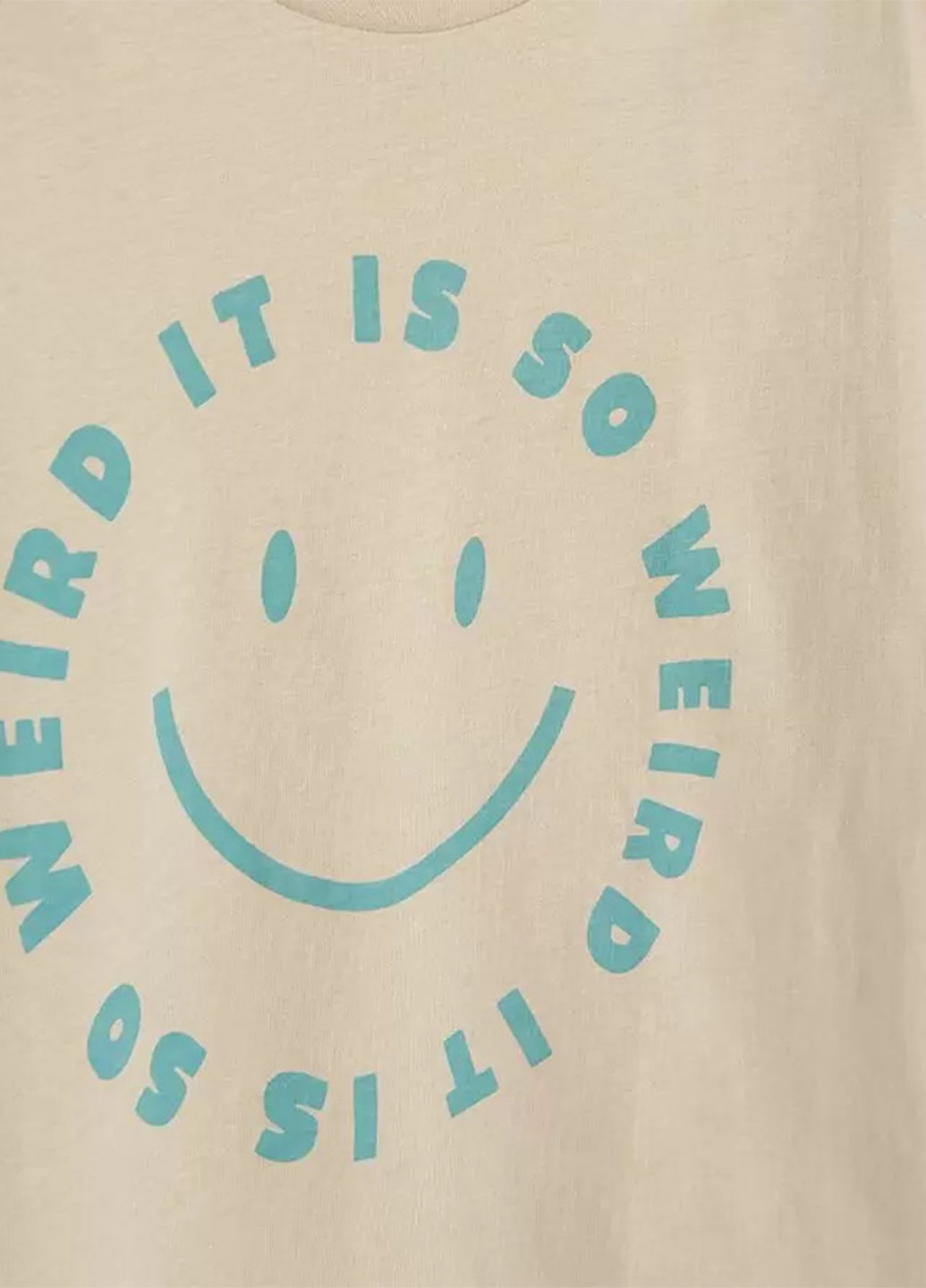 Темно-бежевая летняя футболка Cool Club