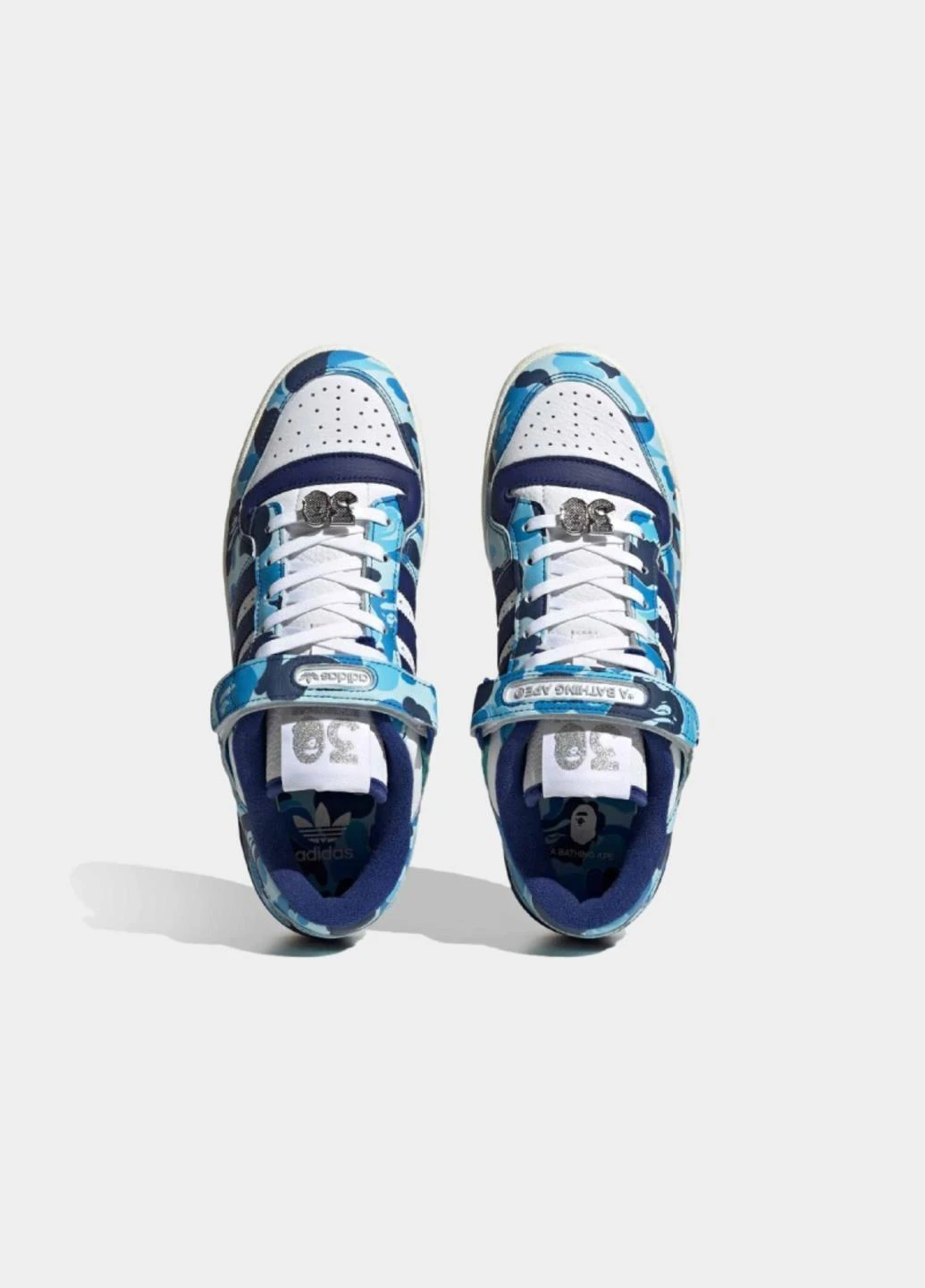 Цветные кеды id4772 adidas FORUM 84 BAPE LOW