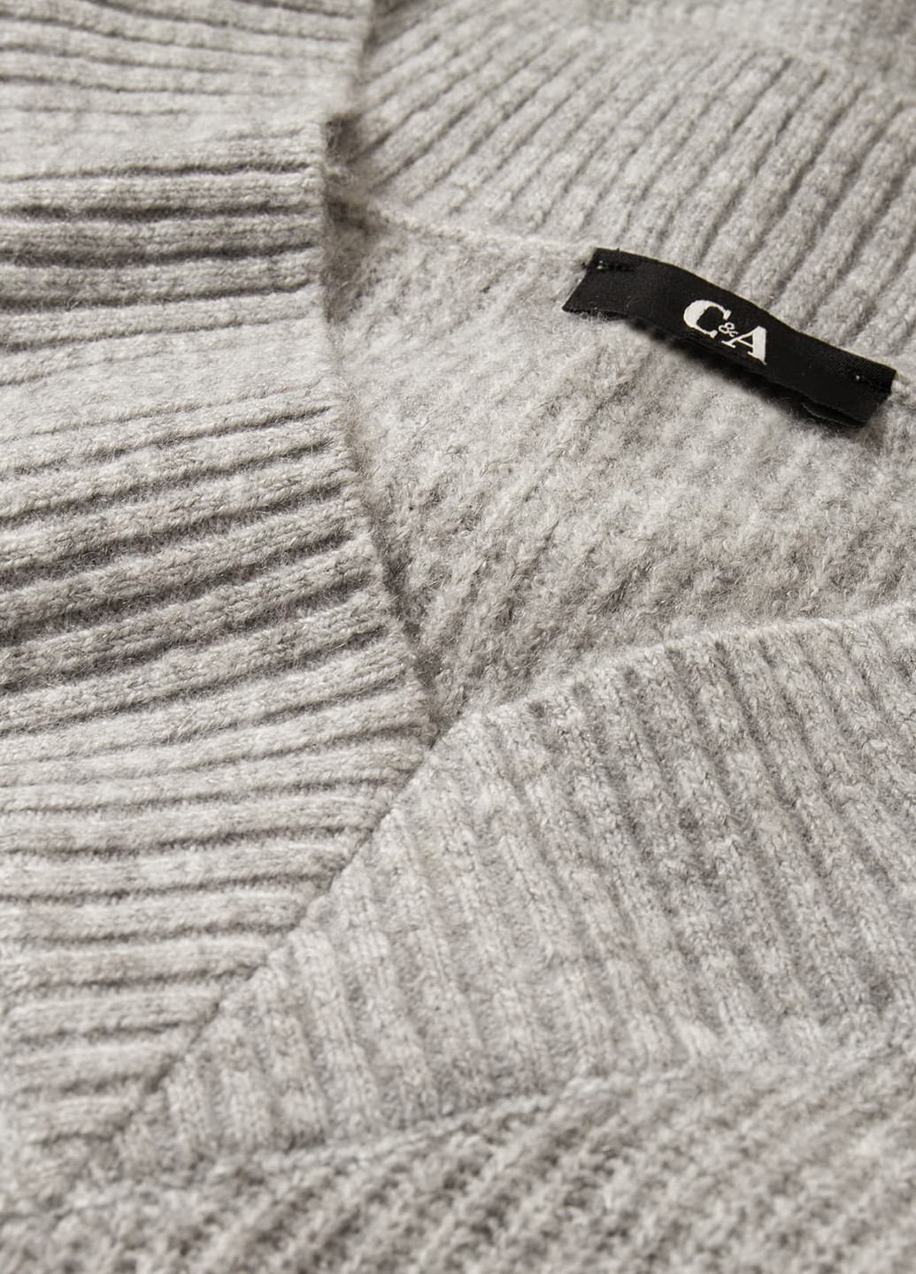Сіра кежуал сукня сукня светр C&A меланжева