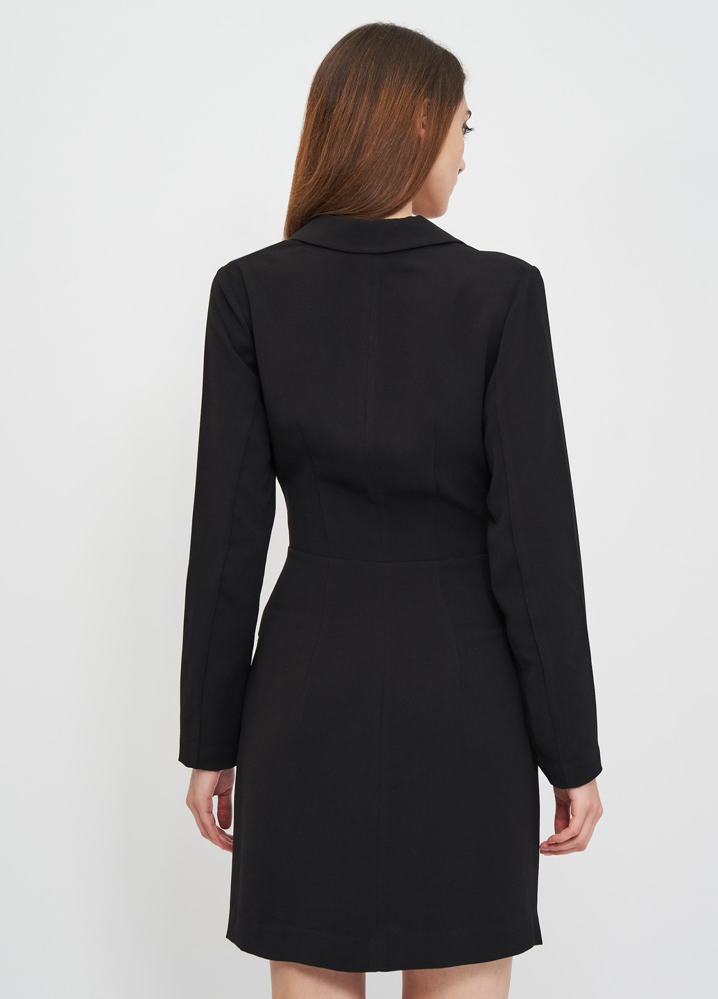 Черное кэжуал платье H&M однотонное