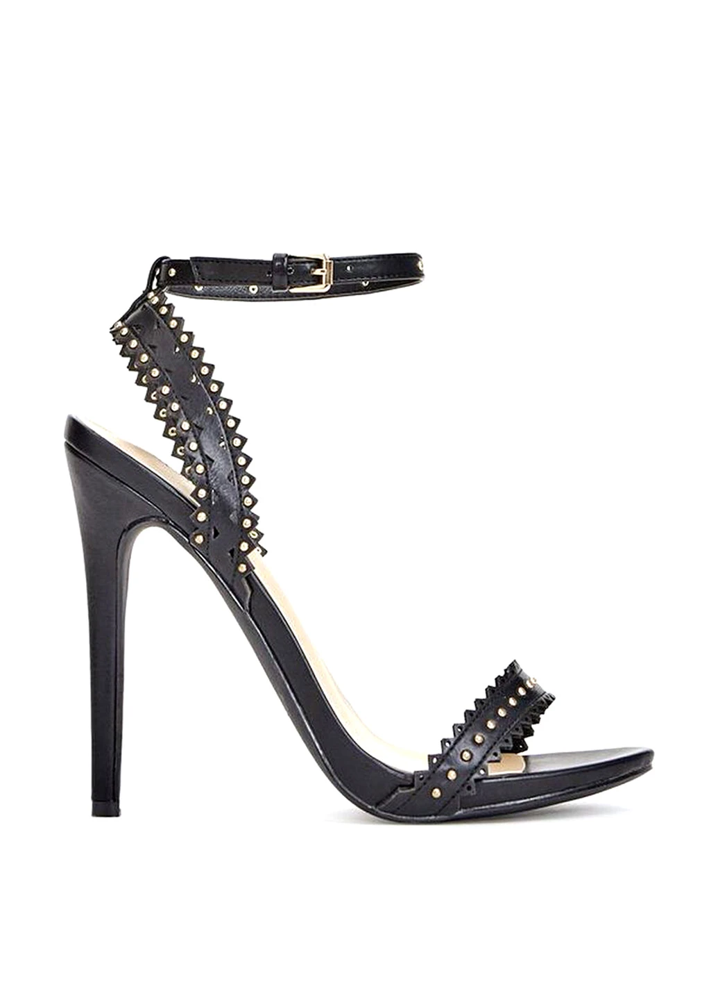 Черные босоножки JustFab с ремешком