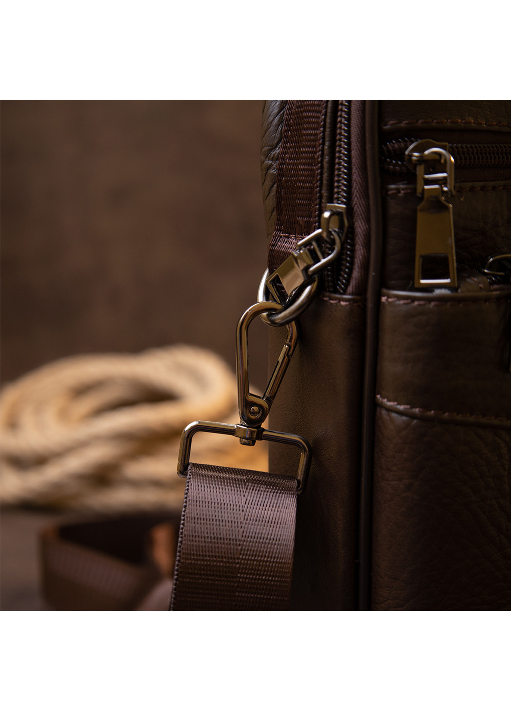 Чоловік шкіряний месенджер 19х25,5х5,5 см Vintage (232988479)