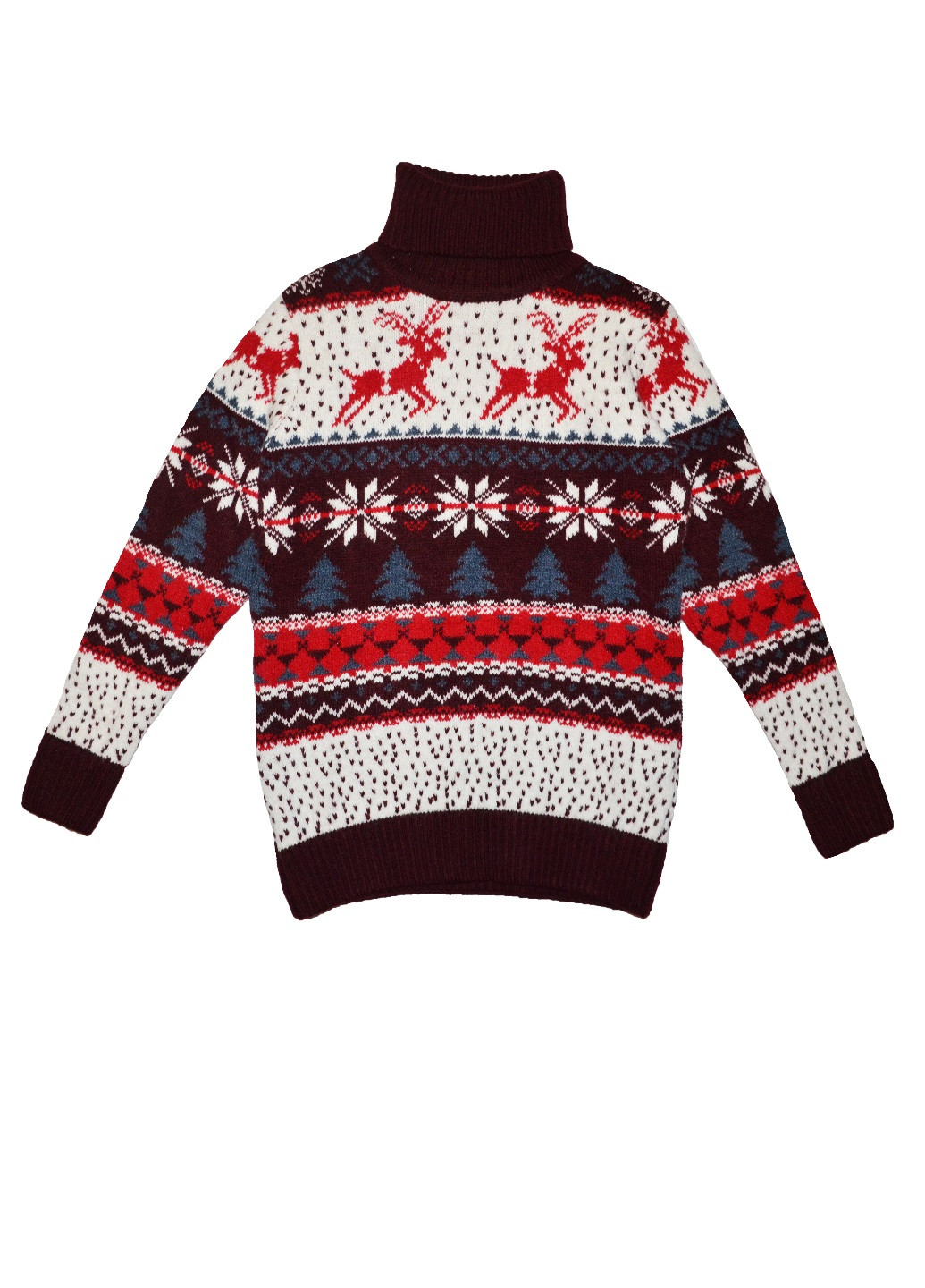 Синий зимний свитер пуловер Gerekli