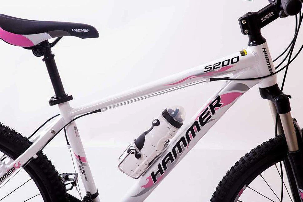 Горный Велосипед для девушки -26 Бело-Розовый MTB Япония Shimano. Hammer (252058475)