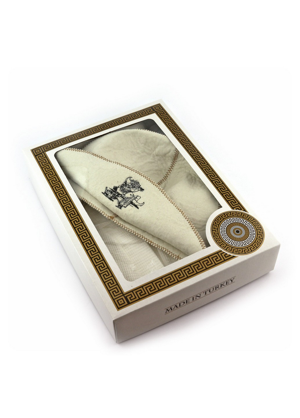 Подарочный комплект для сауны 0 Банщик, 3 предмета Luxyart (219981562)