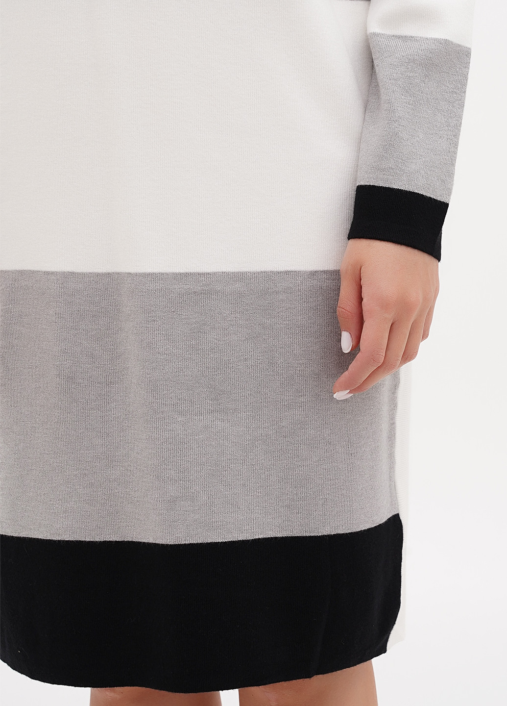 Комбінована кежуал сукня сукня светр Minority в смужку