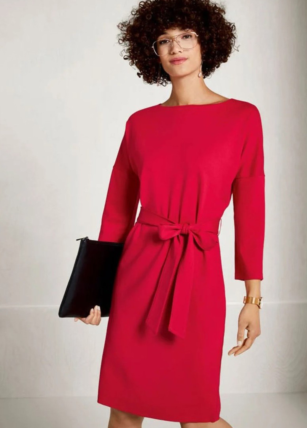 Червона кежуал сукня футляр Esmara однотонна