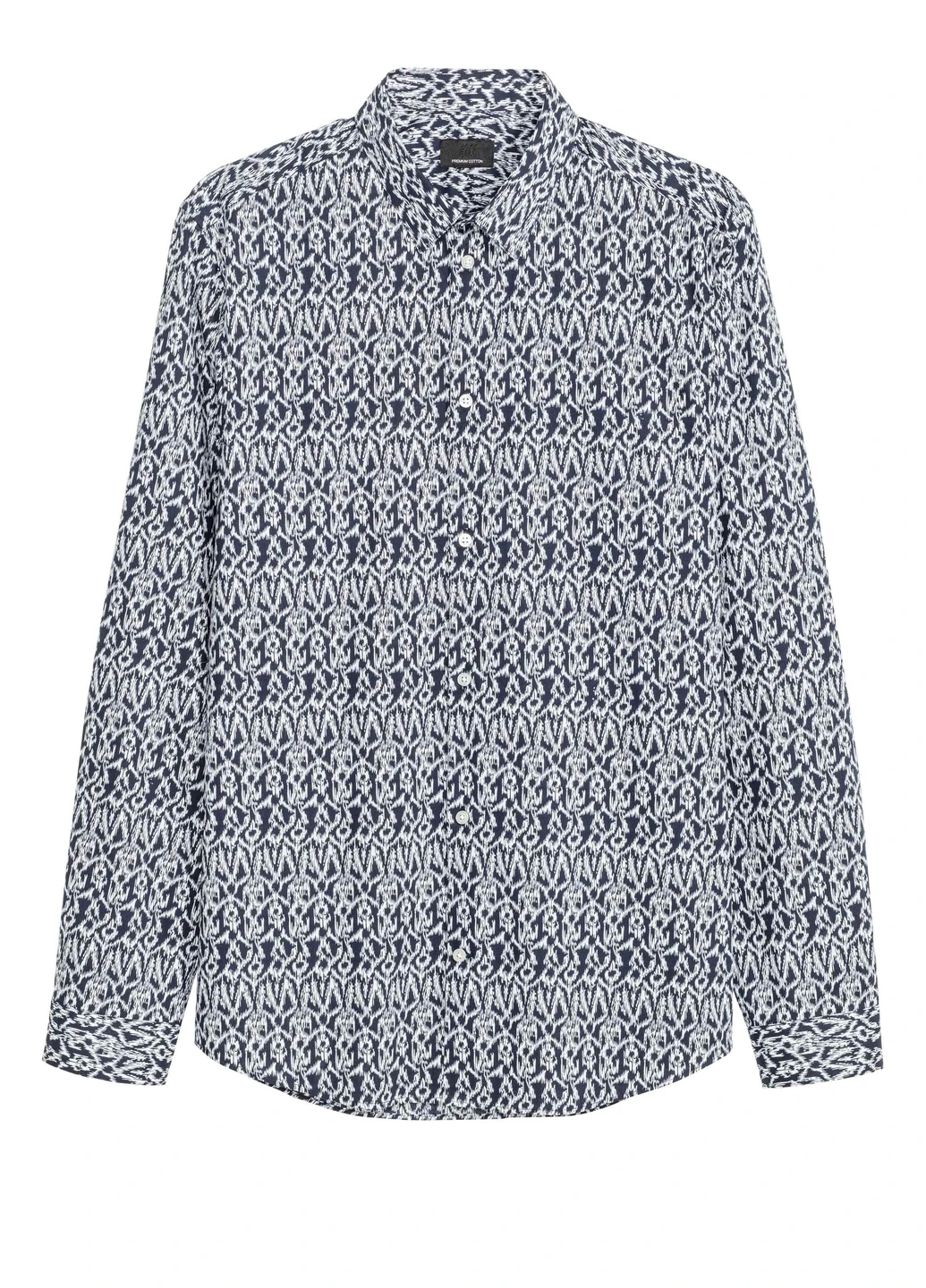 Черно-белая рубашка H&M