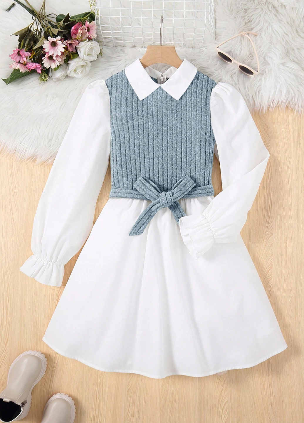Комбінована сукня SHEIN (316137066)