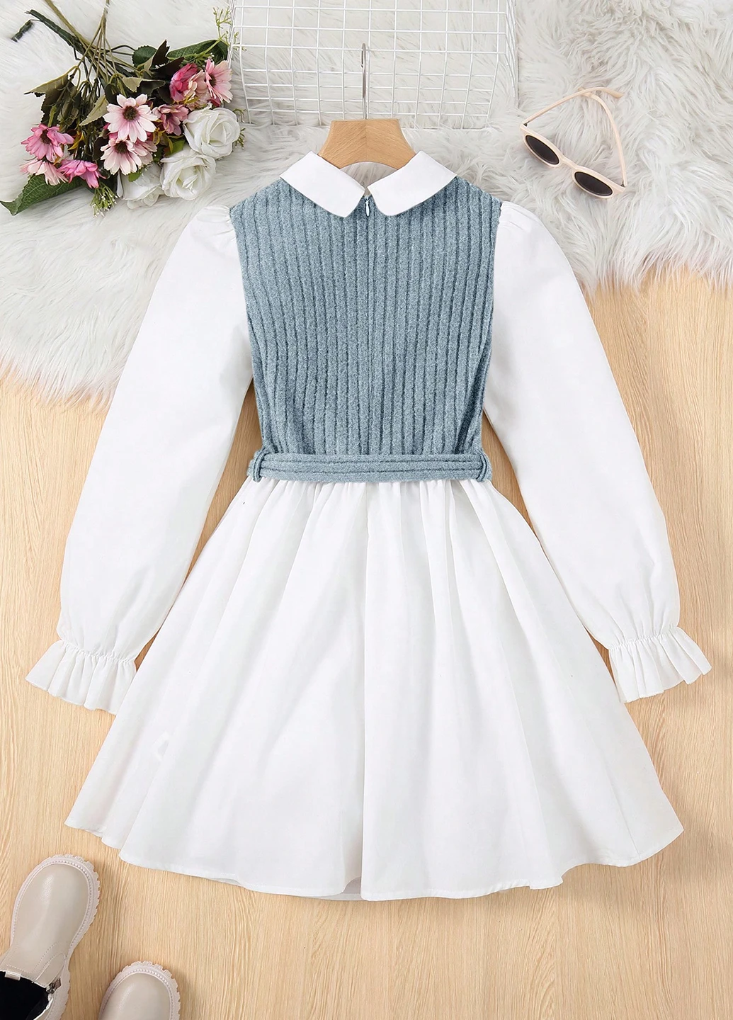 Комбінована сукня SHEIN (316137066)
