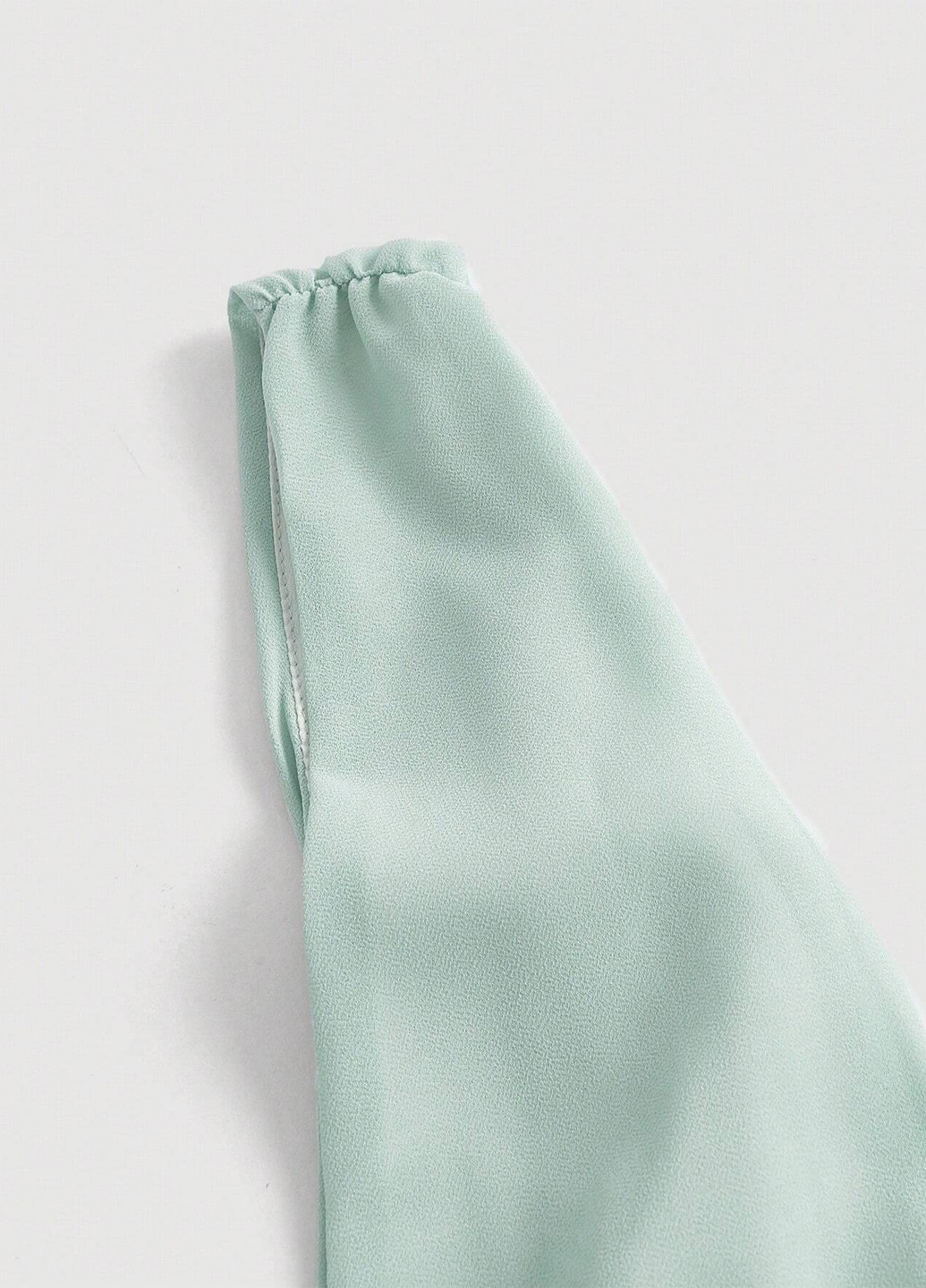 М'ятна кежуал, коктейльна сукня бебі долл SHEIN однотонна