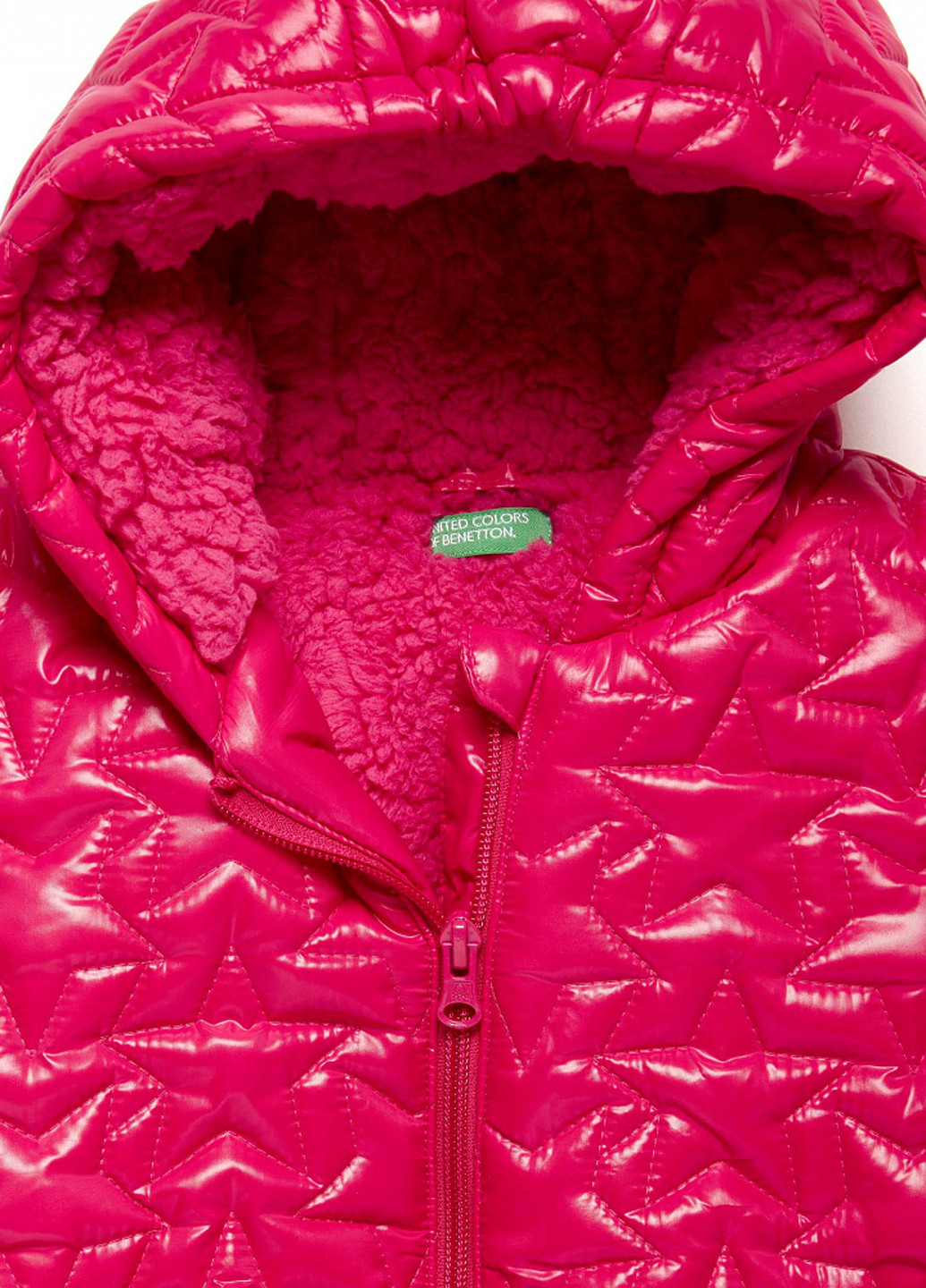 Малинова демісезонна куртка United Colors of Benetton