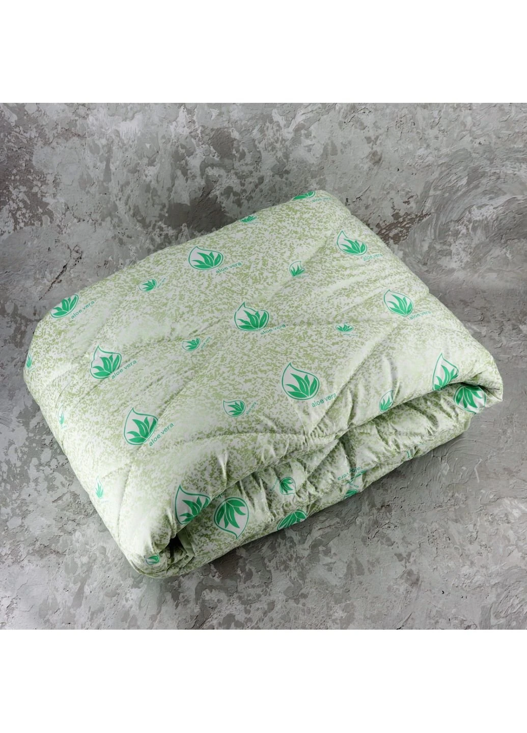 Ковдра закрита холлофайбер з просоченням ALOE VERA (Мікрофібра) Полуторна 145х210 55065 Moda (253617569)