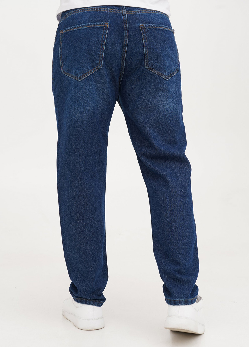 Темно-синие демисезонные зауженные джинсы Trend Collection