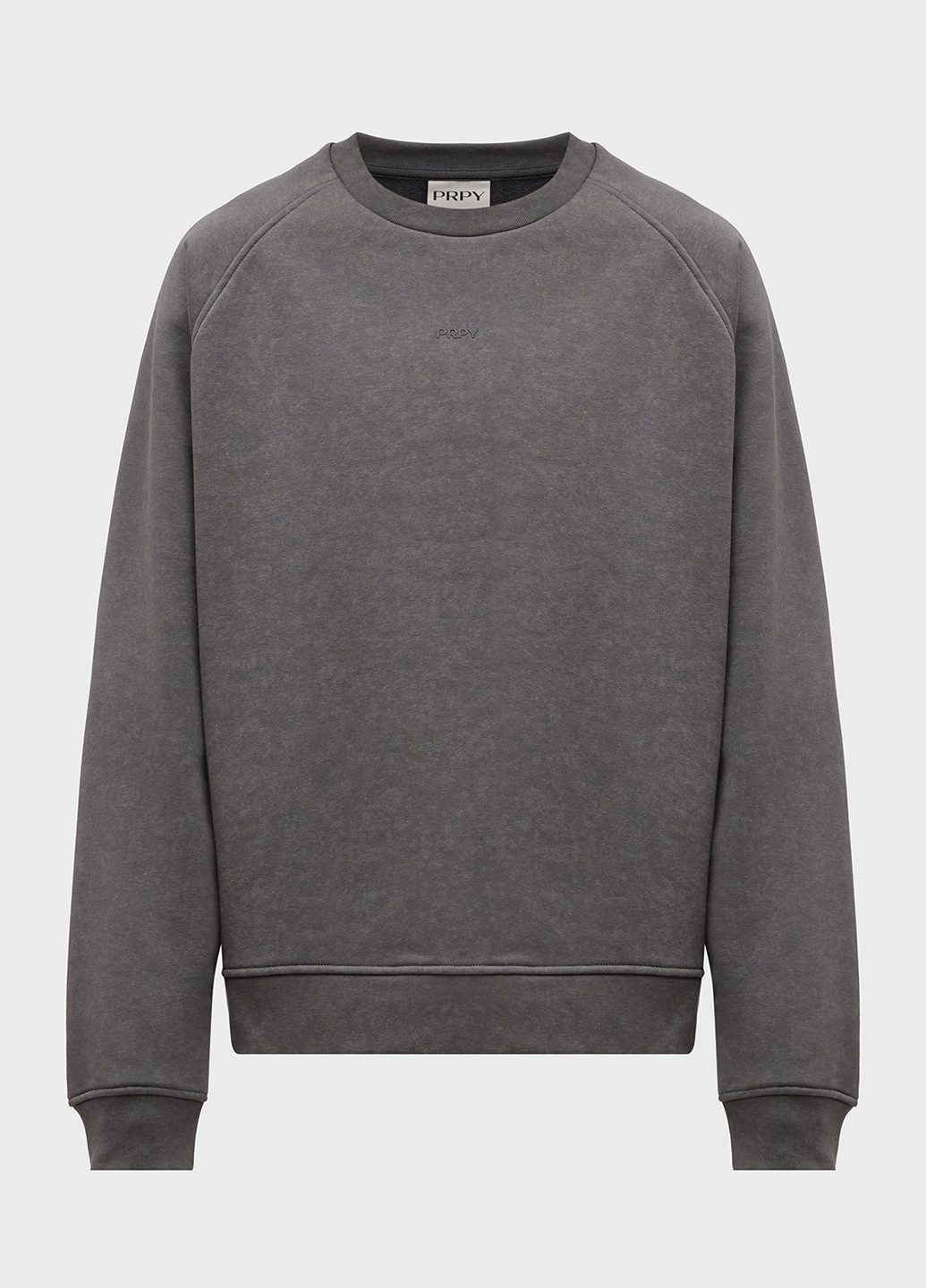 Сірий світшот PRPY однотонний без декору (306759001)