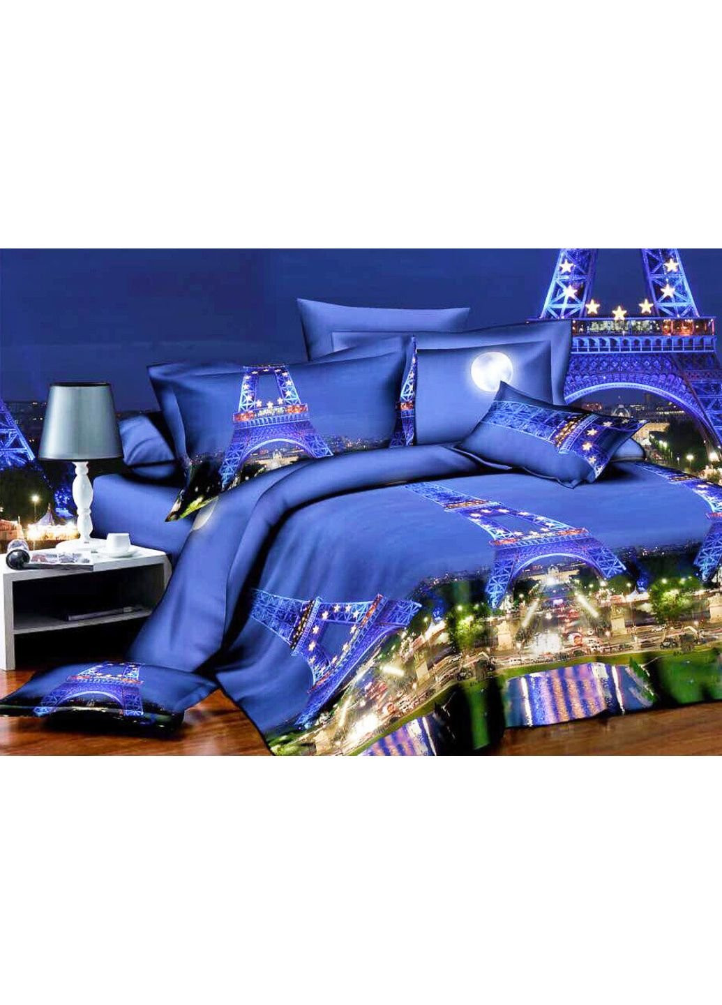 Комплект постільної білизни від українського виробника Polycotton Двоспальний 90903 Moda (253661824)