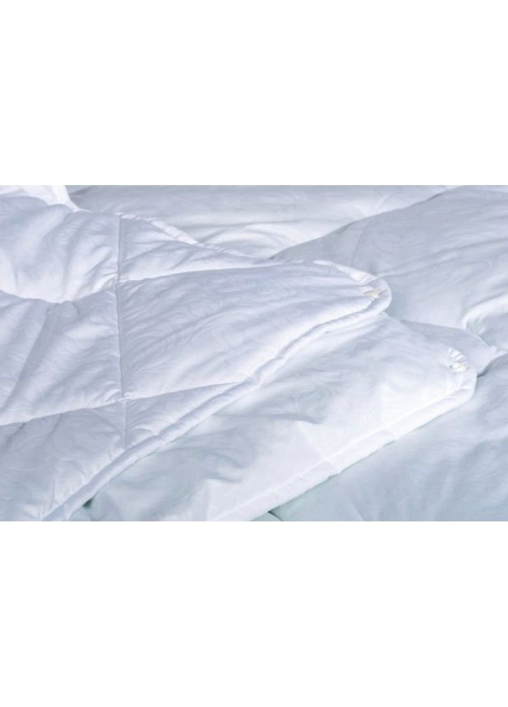 Одеяло "Зима - Лето" на кнопках закрытое однотонное холлофайбер (Микрофибра) Двуспальное Евро 200х220 54829 Moda (253617821)