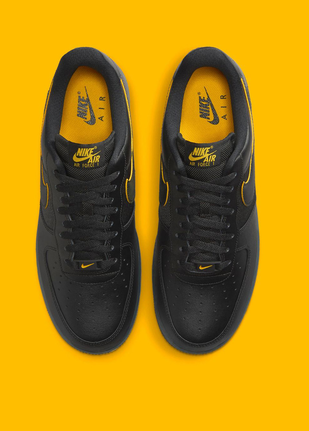 Черные демисезонные кроссовки fz4617-001_2024 Nike AIR FORCE 1 07