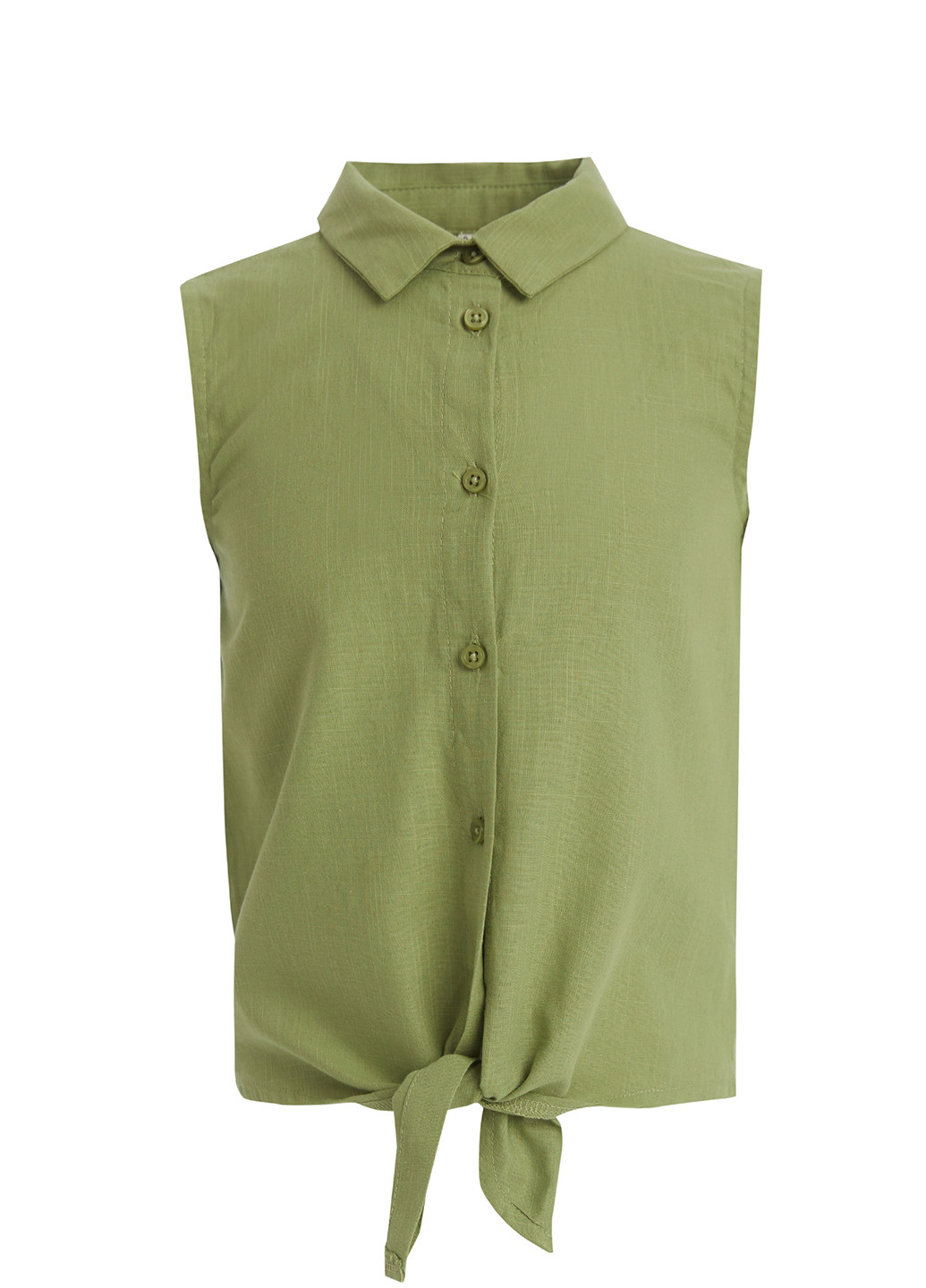 Оливковая (хаки) блузка DeFacto летняя