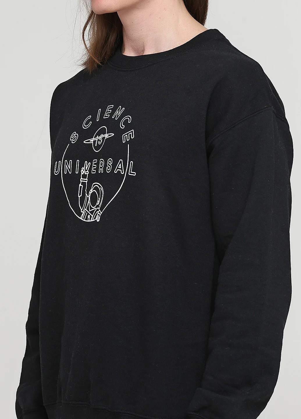 Чорний світшот Omaze напис без декору (361960091)