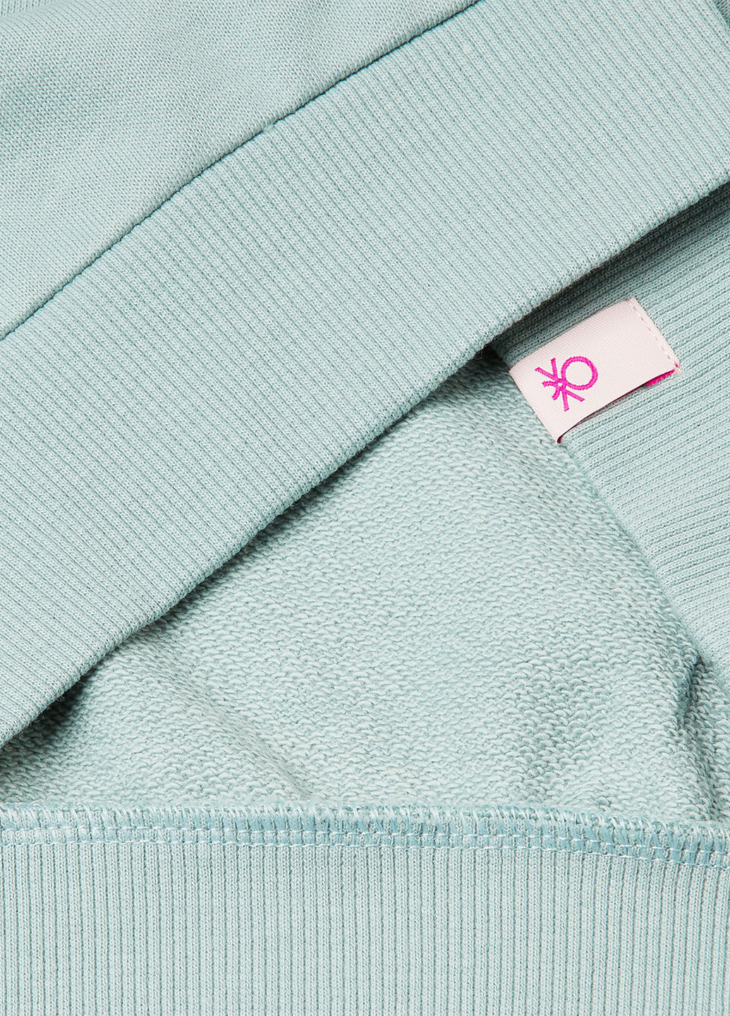 United Colors of Benetton світшот анімалістичні м'ятний кежуал бавовна