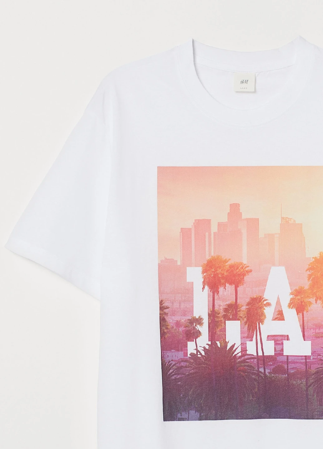 Белая футболка H&M