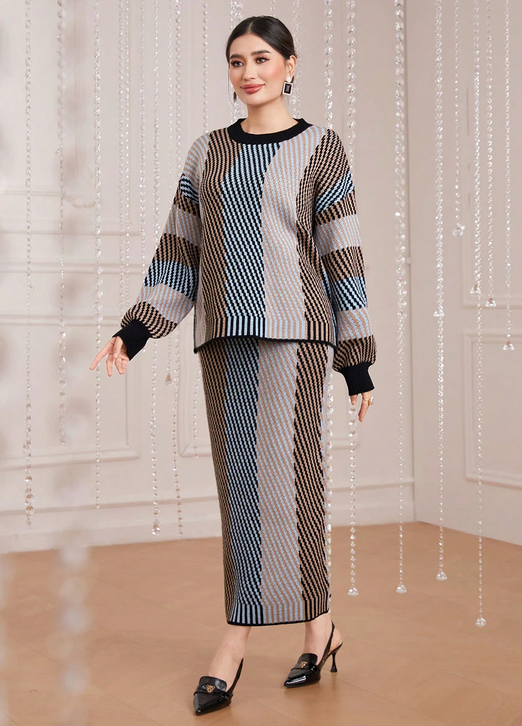 Костюм (свитер, юбка) SHEIN (311677203)