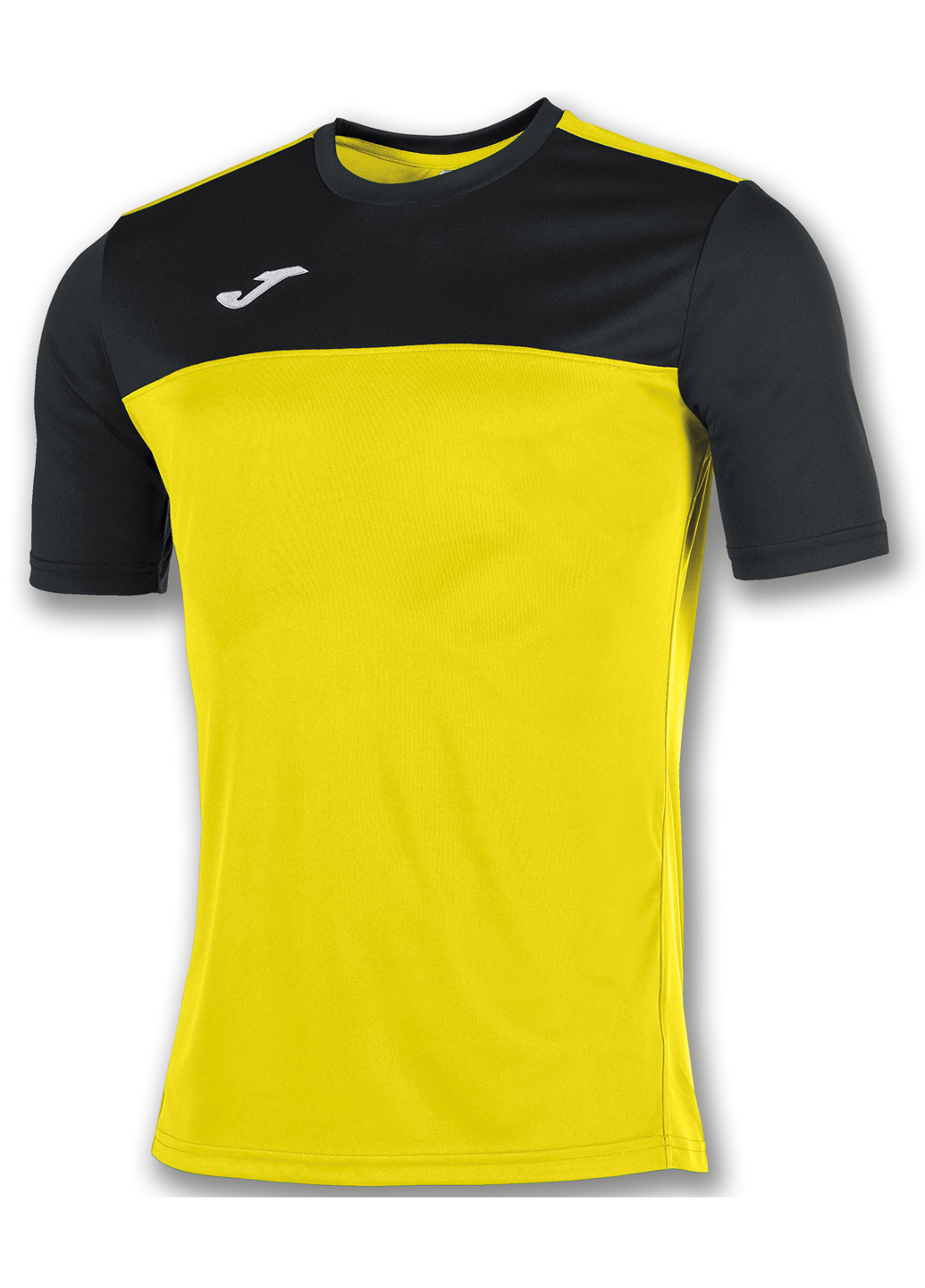Желтая летняя футболка с коротким рукавом Joma