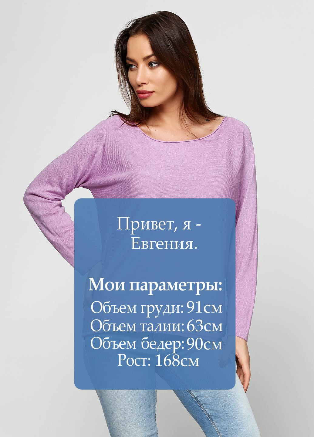 Сиреневый демисезонный джемпер джемпер Alpini Knitwear