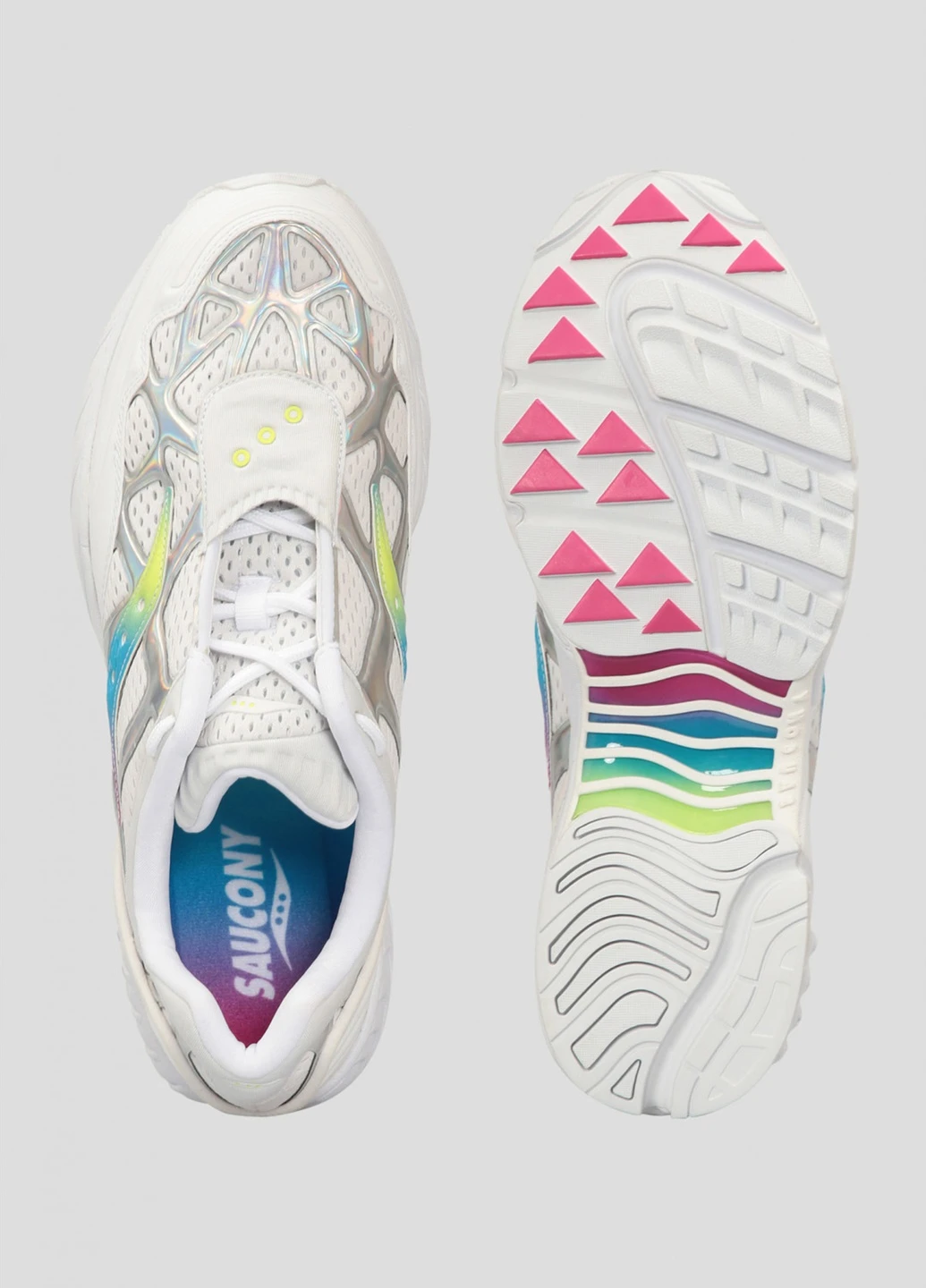 Кроссовки Grid Web Saucony белые всесезоны (253268101)