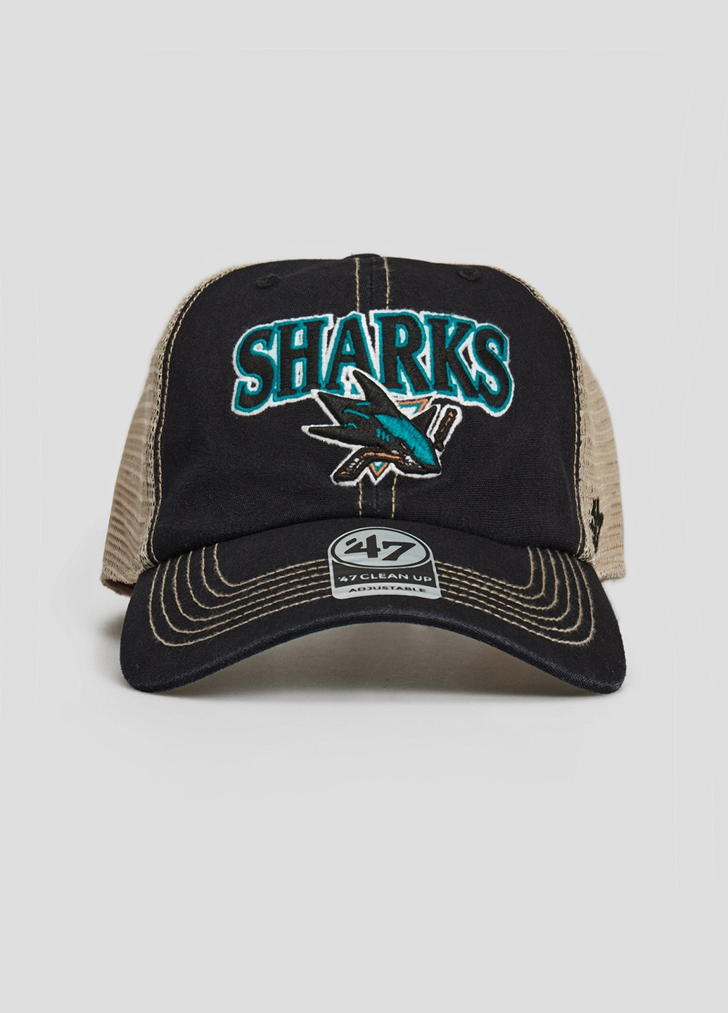 Черная кепка San Jose Sharks 47 Brand (253563795)