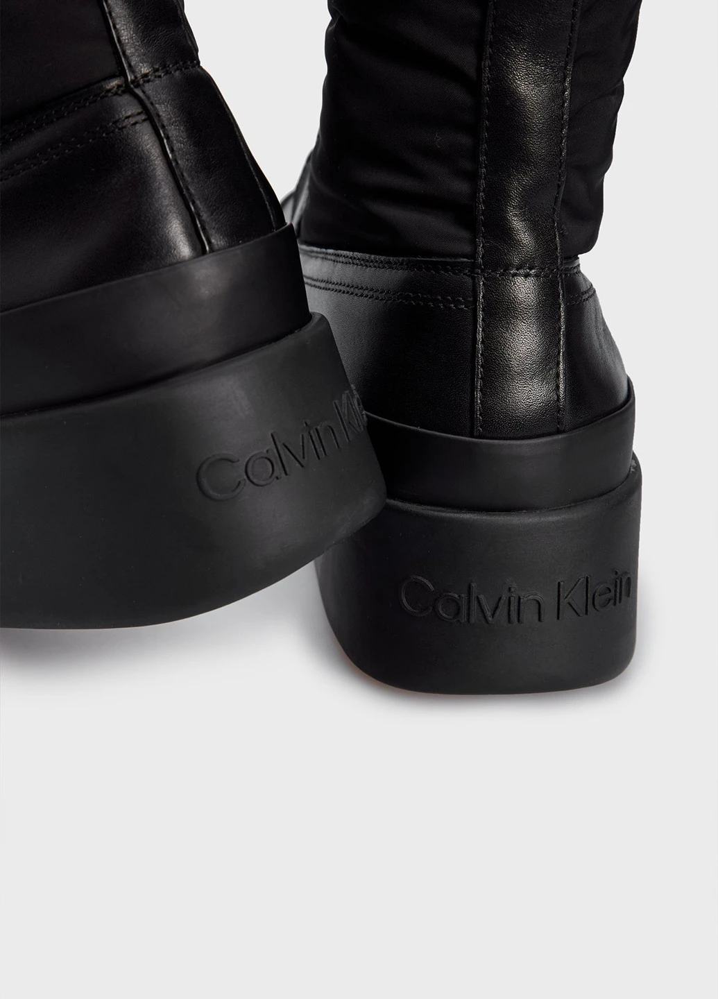 Зимние ботинки Calvin Klein с логотипом тканевые