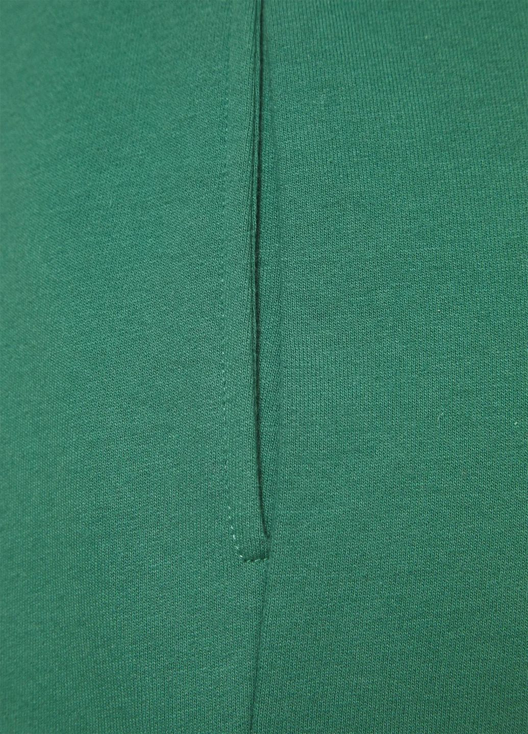 Костюм (свитшот+штаны) Only однотонный зелёный