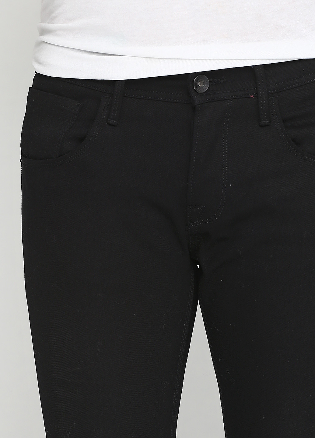 Черные демисезонные прямые джинсы Selected