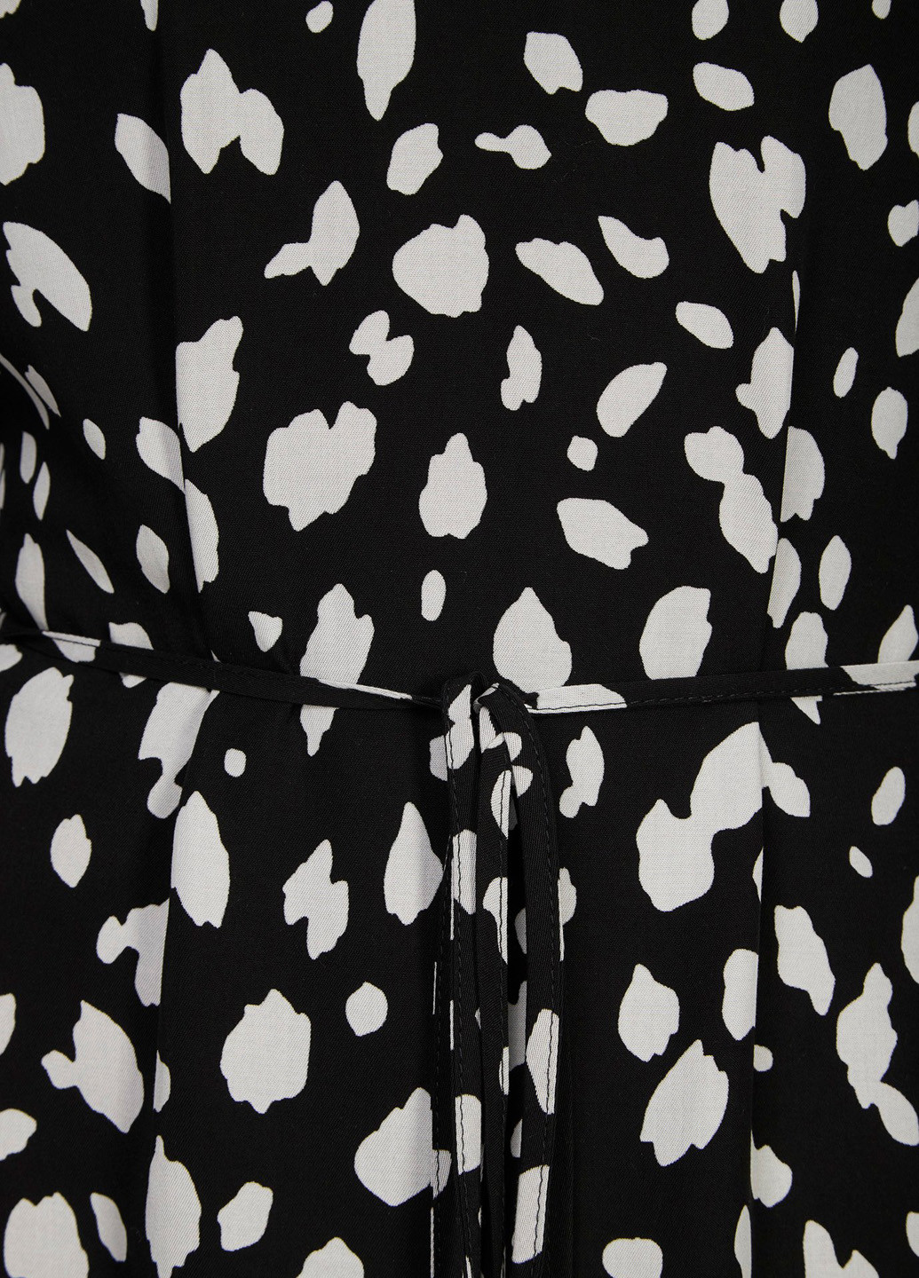 Черное кэжуал платье PRPY с абстрактным узором
