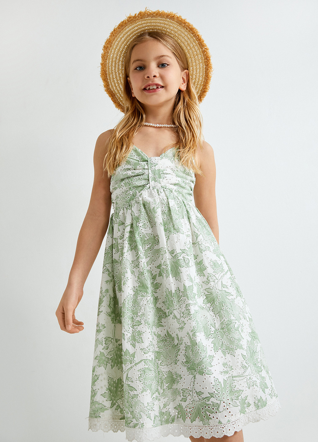 Салатовое платье KOTON (371772453)