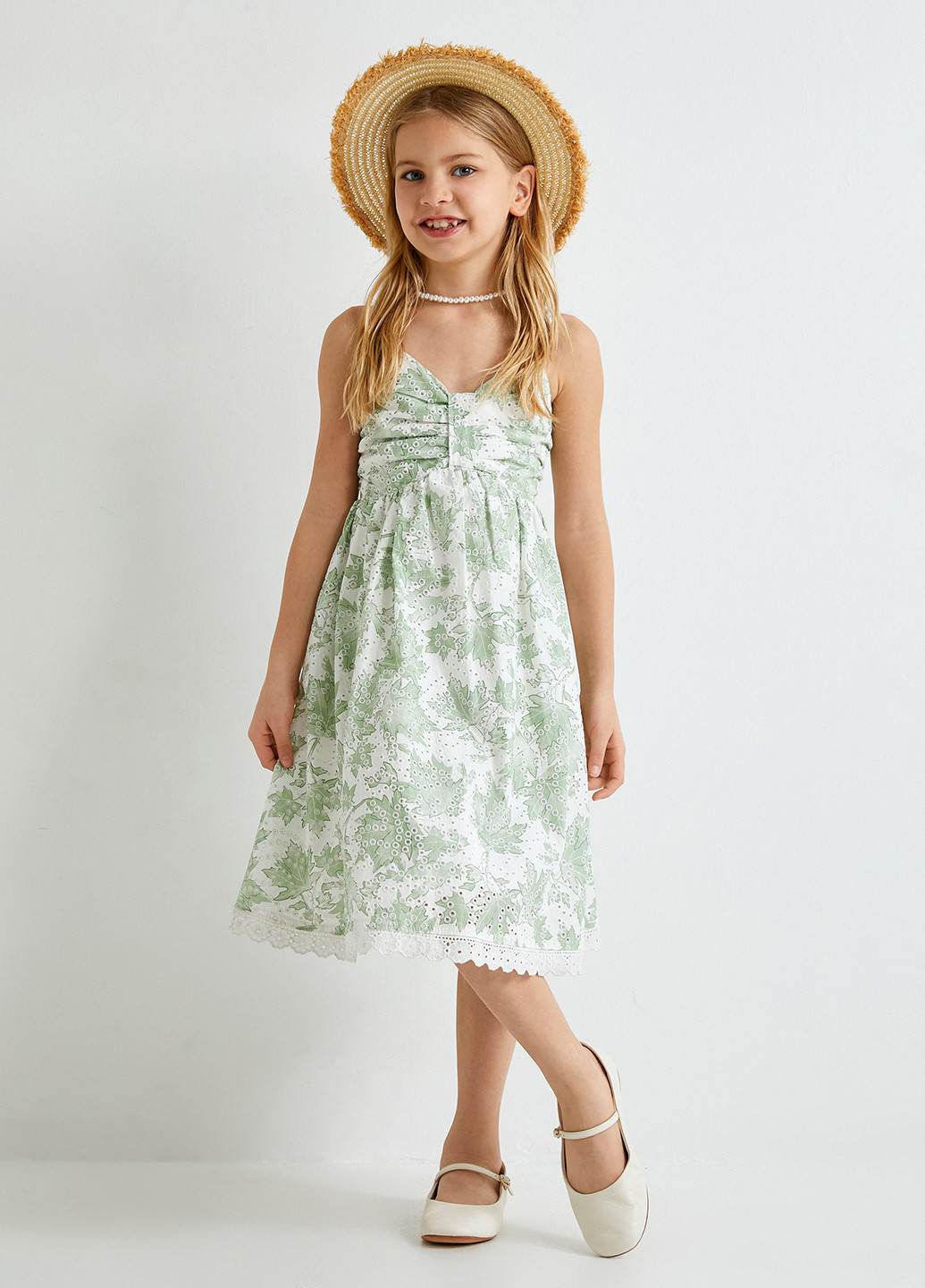 Салатовое платье KOTON (371772453)