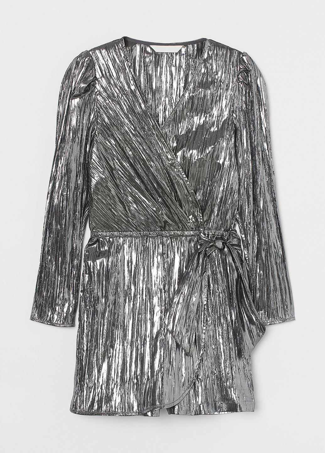 Комбинезон H&M комбинезон-шорты однотонный серебряный кэжуал полиамид