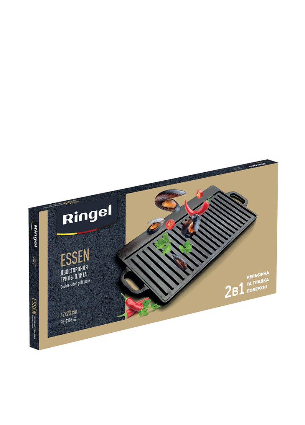 Сковорода-гриль,42х23х1.5 см Ringel (260947766)