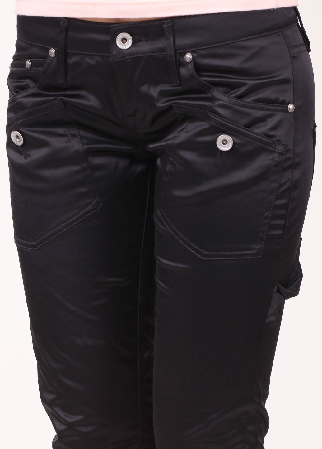 Черные кэжуал демисезонные брюки Fornarina